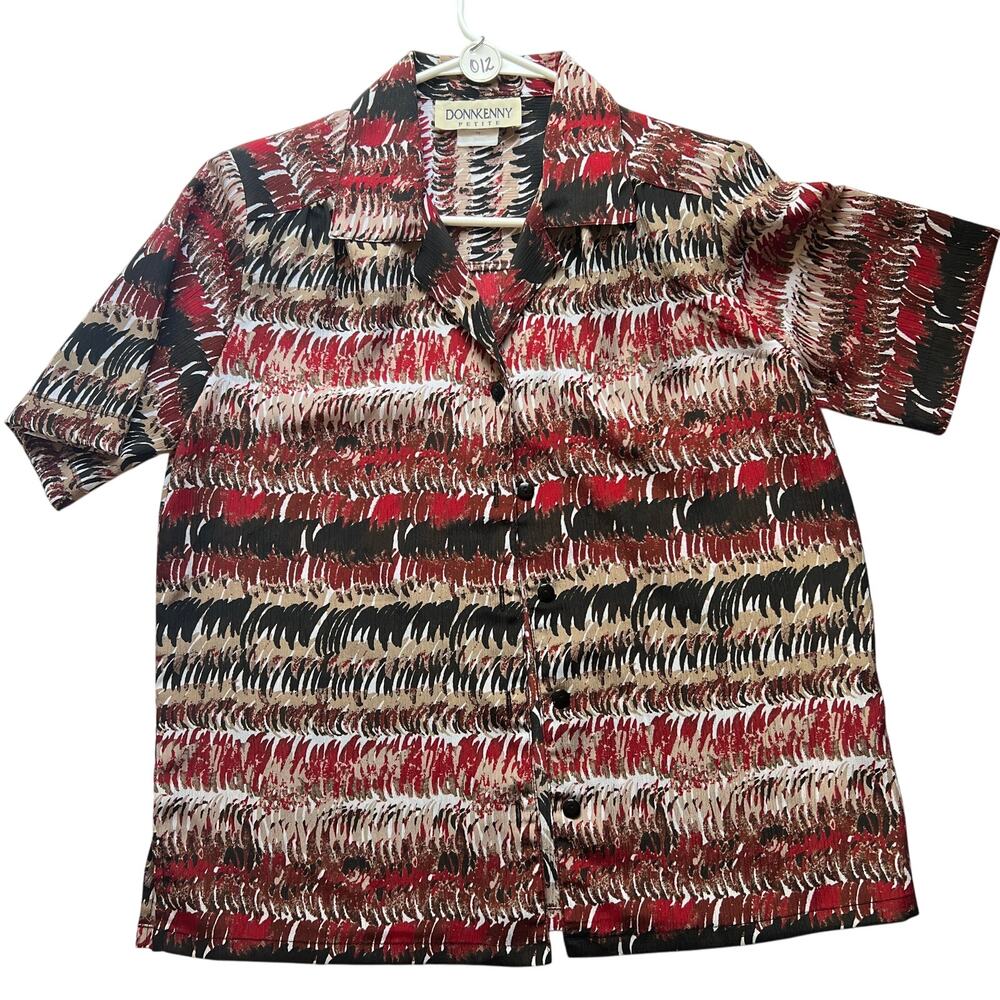 Vintage 80/90's Donn Kenny Petite Blouse Women's Small